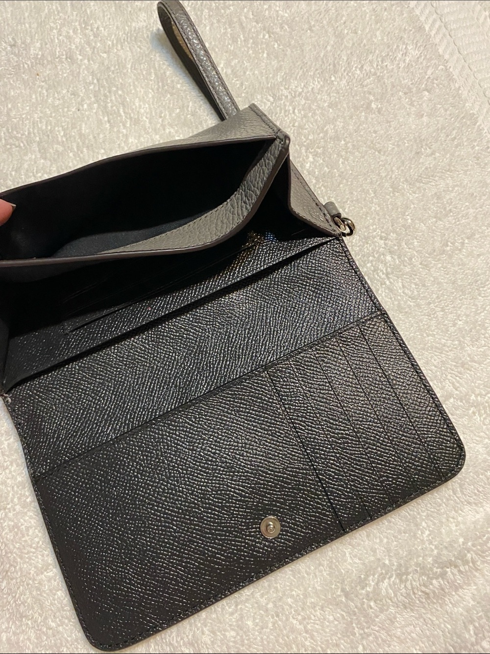 Coach Gray Wristlet - Picture 4 of 6